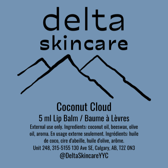 Coconut Cloud Lip Balm - Delta Skincare - Lip Balm