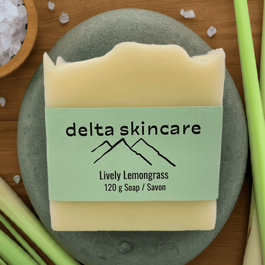 Lively Lemongrass Shea Butter Bar Soap - Delta Skincare - Soap