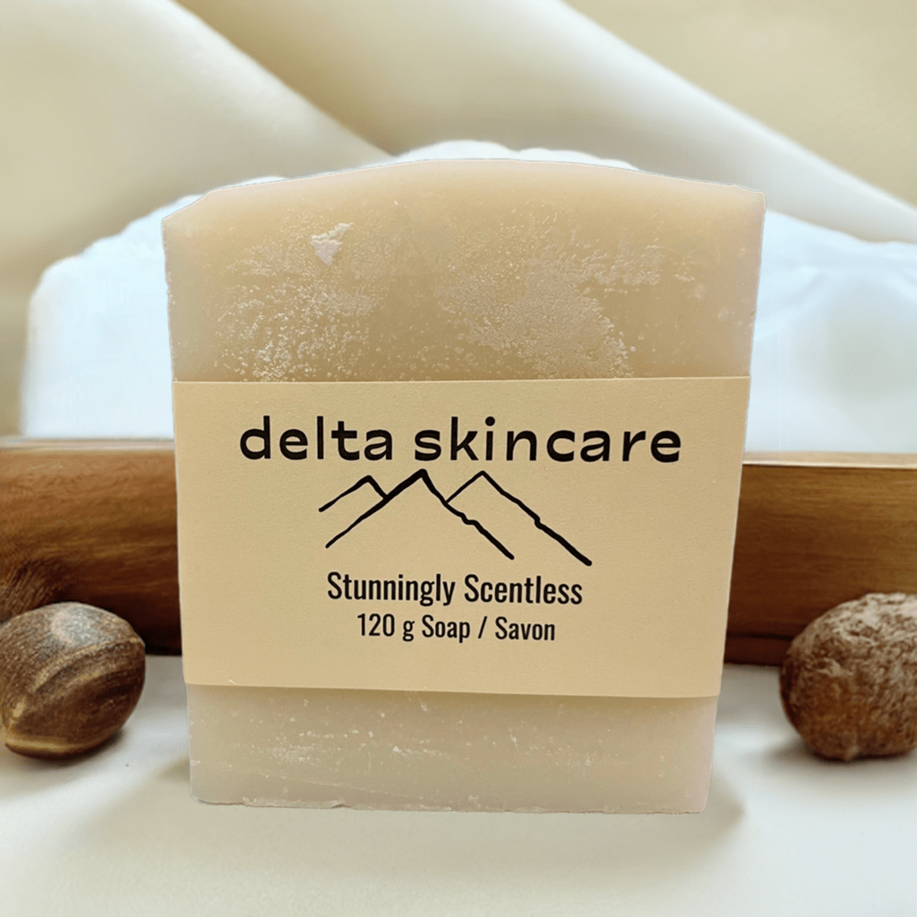 Stunningly Scentless Shea Butter Bar Soap - Delta Skincare - Soap