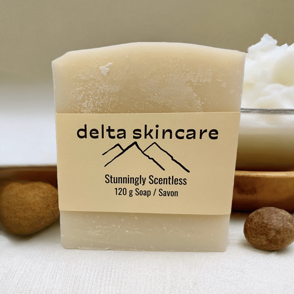 Stunningly Scentless Shea Butter Bar Soap - Delta Skincare - Soap