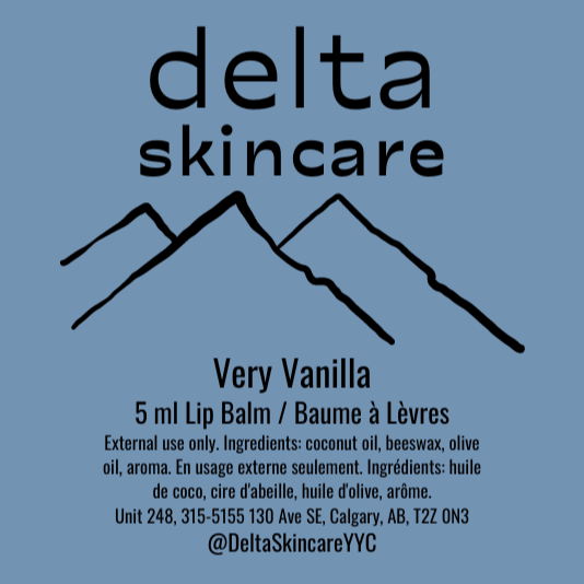 Very Vanilla Lip Balm - Delta Skincare - Lip Balm